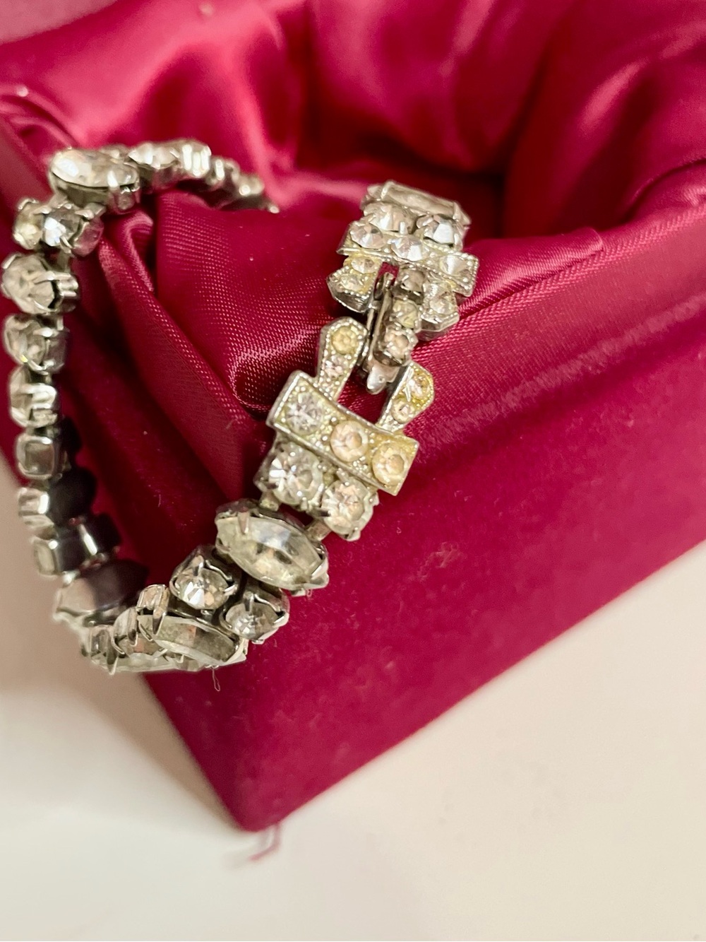 VTG Rhinestone Wedding Bracelet